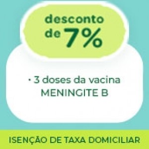 PACOTE DE VACINA MENINGITE B RECOMBINANTE - 3 DOSES  