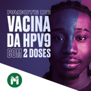 PACOTE DE VACINA HPV 9-VALENTE - 2 DOSES