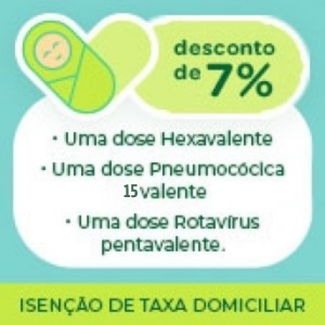PACOTE DE VACINA DE 2 MESES - HEXA, ROTA5 E P15